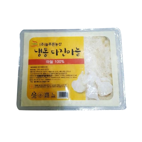 [늘푸른농산] 냉동다진마늘/1kg