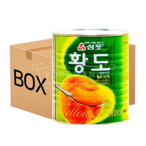 [삼포] 황도(슬라이스)/3kgx6개(1BOX)