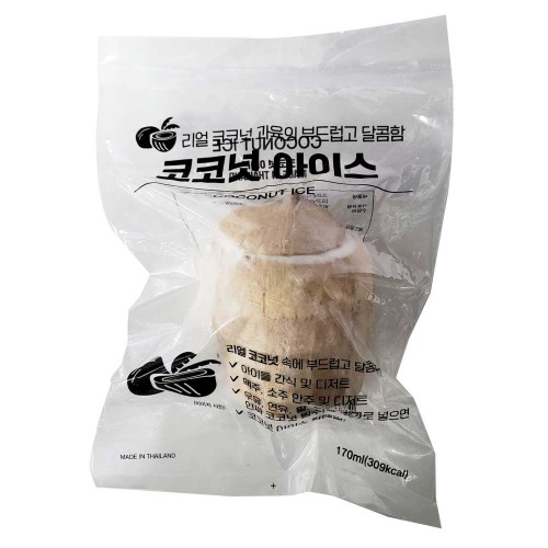 [지엔씨푸드] 코코넛 아이스/코코넛 샤베트/170ml